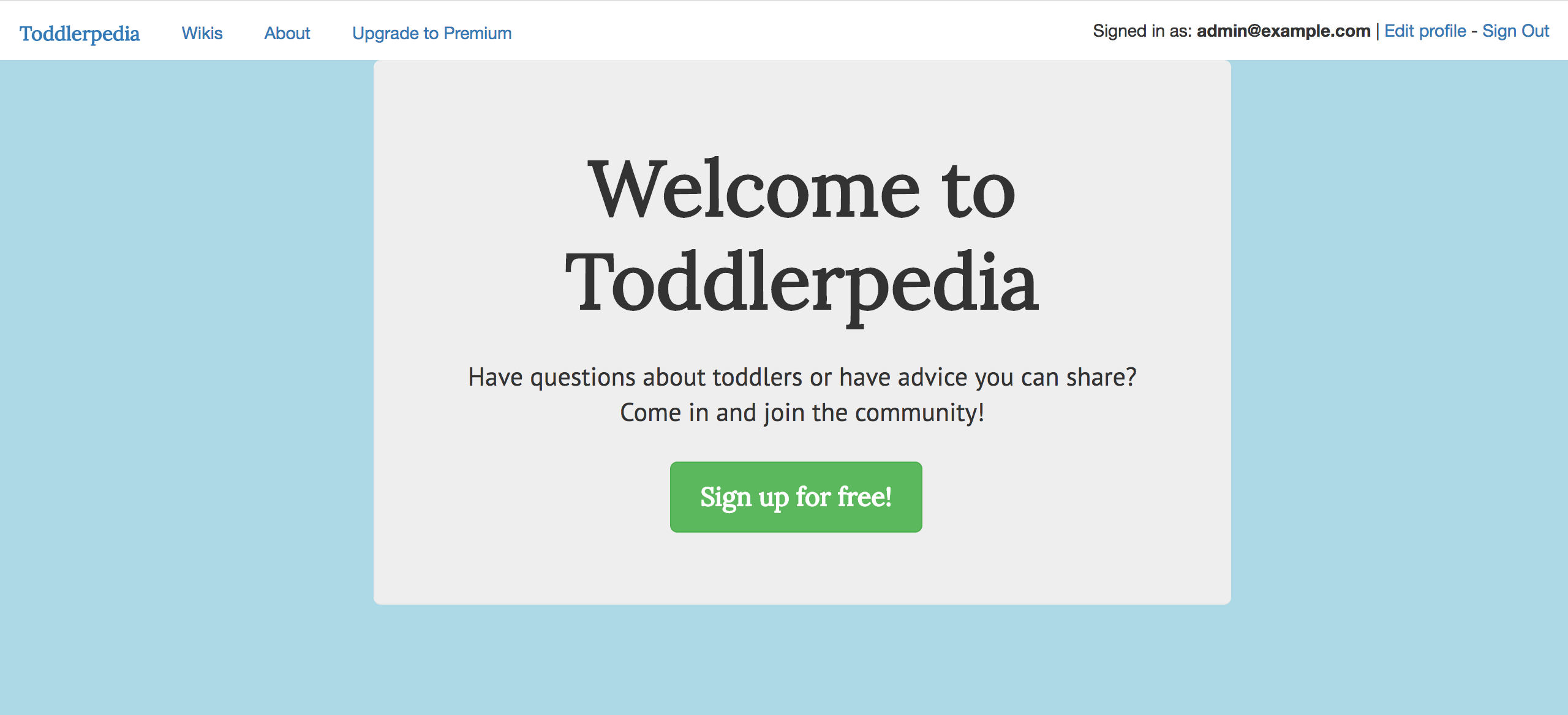 Toddlerpedia